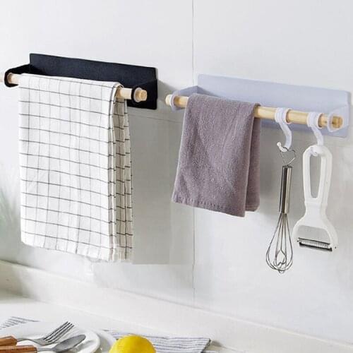 New Arrivials Kitchen Towel Holder Roll Paper Storage Rack Tissue Hanger Under Cabinet Door