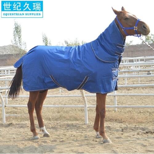 Autumn And Winter Equestrian Supplies Cotton Belt Bib Keep Warm Breathable Windproof And Waterproof Horse Rugs