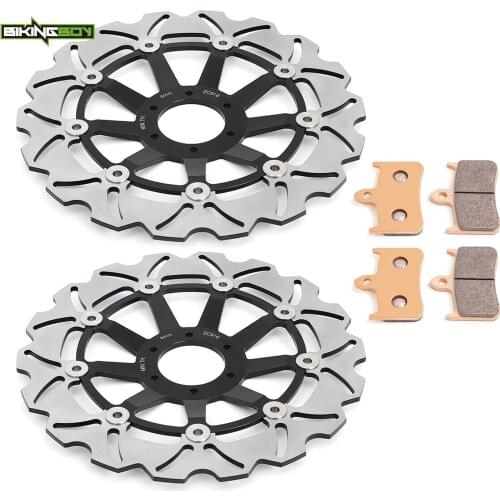 BIKINGBOY CBR 900 RR 94 95 96 97 VTR 1000 F Fire Storm Super Hawk 96-06 05 04 03 02 01 00 99 Front Brake Discs Disks Rotors Pads