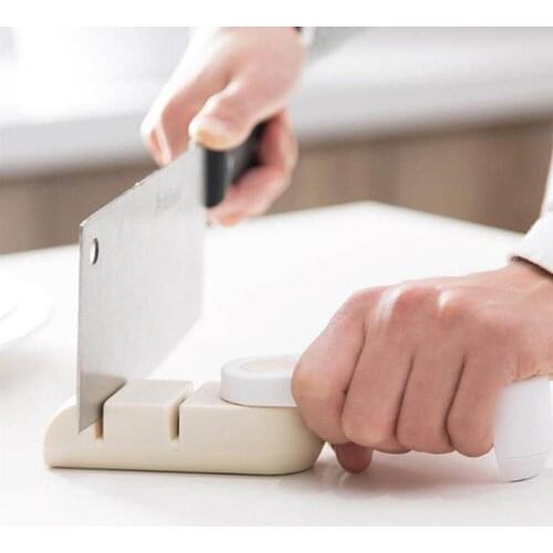 Useful Kitchen Knives Grinder Whetstone Grindstone Knife Sharpener Diamond Ceramic Tungsten Manual Household Gadget 100gB