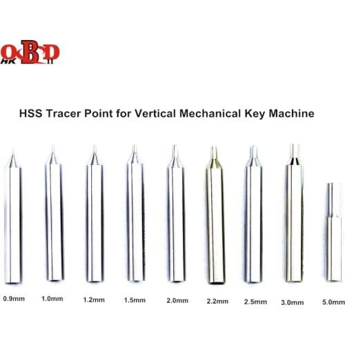 Raise Multiple Specifications 0.9-5.0mm Carbide End Mill Tracer Point Key Cutting Copy Making Machine Guide Pin Bits Probe