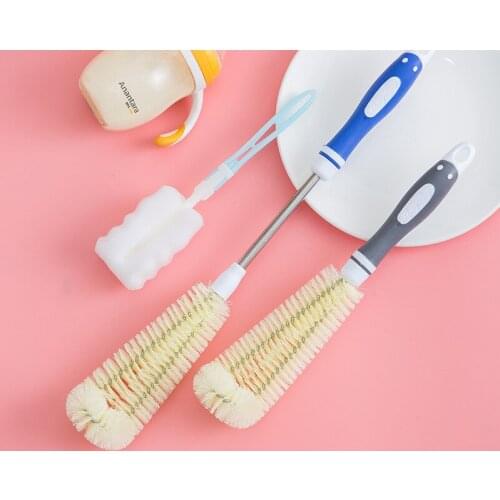 Cup Brush Telescopic Bottle Brushes Hair for Washing Dishes Cookerhousehold Cleaning Tools Goods Acrylic and Oil All for Kitchen