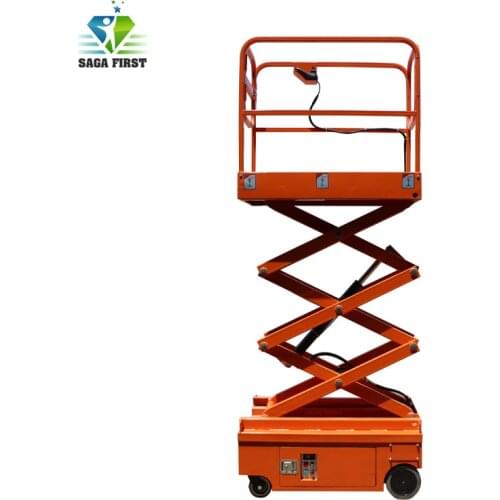 Trade assurance adjustable hydraulic electric mini scissor lift