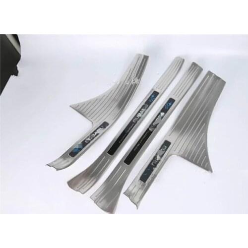 High Quality Stainless Steel scuff plate door sill Trim For Subaru XV 2018 Car Accessories Car-styling