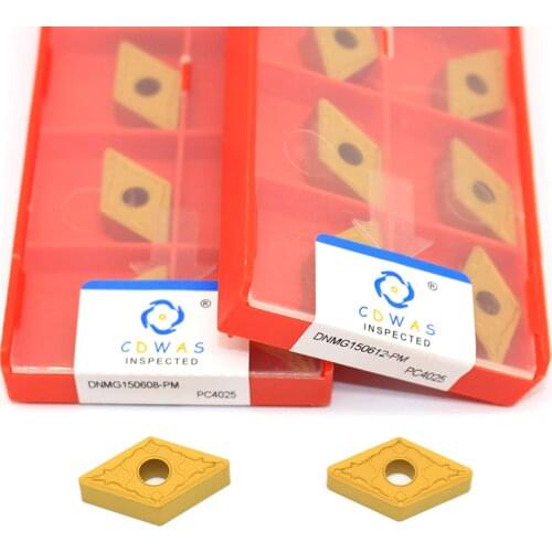 DNMG150608 DNMG150612 PM PC4025 High Quality Carbide Inserts External Turning Tool Blade CNC Lathe Cutter Tool For Hard Steel
