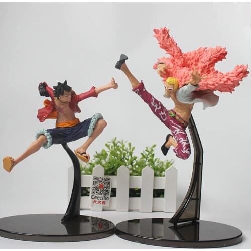 Japanese Anime One Piece Pvc Action Figure Luffy Donquixote Doflamingo Collection Model Toys 15-20 cm