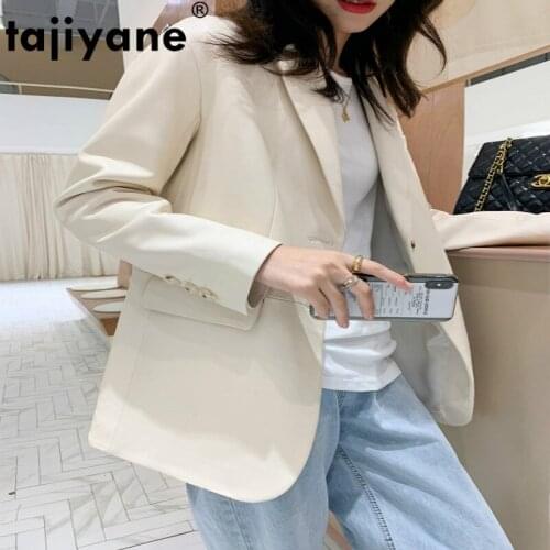 Tajiyane Real Genuine Leather Jacket Female Clothes Womens Coats Spring Sheepskin Coat Womens Leather Jacket 2021 P2006 WPY467