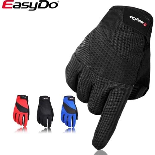EasyDo Women Men Cycling Gloves Full Finger Bicycle Gloves Anti Slip Gel Pad Motorcycle MTB Road Bike Glove Bicycle Accessories