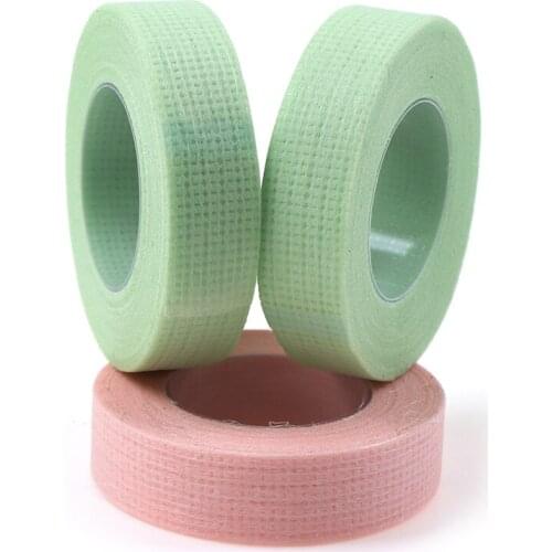 1Roll Grafted Eyelash Tape Sticker Isolation With Holes Breathable Sensitive Resistant Non-woven Patches Eye Pads Makeup Tool