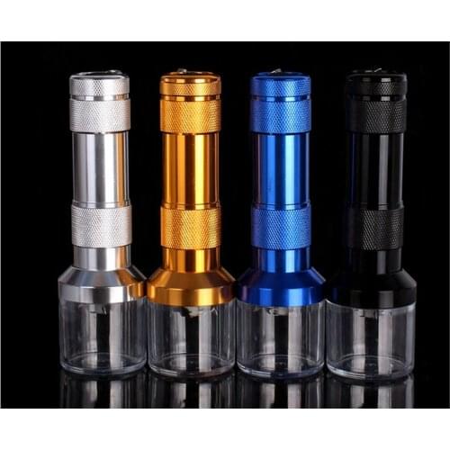 200pcs/lot matic Herb Grinder New Aluminum Electric Tobacco Grinder Crusher Herb Spice Quickly 19020 Smoke Grinders