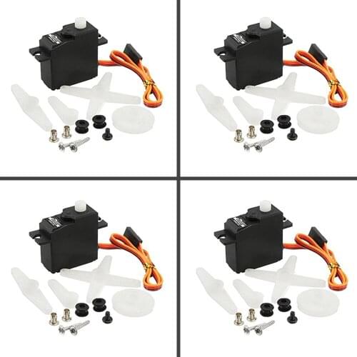 4pcs JX PS-1181HB 3kg Plastic Gear Analog Servo Motor for RC Car Boat Airplane Helicopter Robot Arm RC Toys