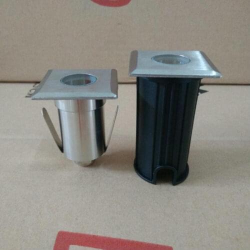 AC85V-265V IP68 3W 1W square Waterproof LED Underground Light Outdoor Ground Garden Path Floor Buried Yard Landscape Lamp