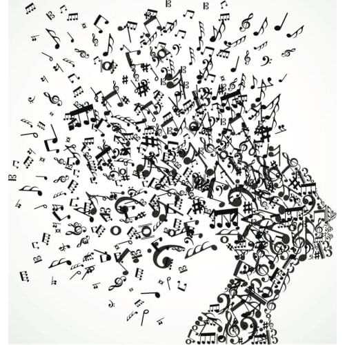 AZSG Musical Note Clear Stamps For DIY Scrapbooking Decorative Card making Crafts Fun Decoration Supplies 13*13cm