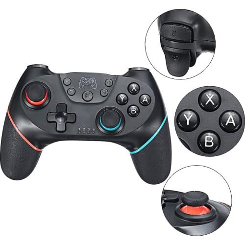 Wireless Bluetooth Gamepad Game Joystick Controller for Nintendo Switch Pro Host with 6-axis Handle for NS-Switch Accessories