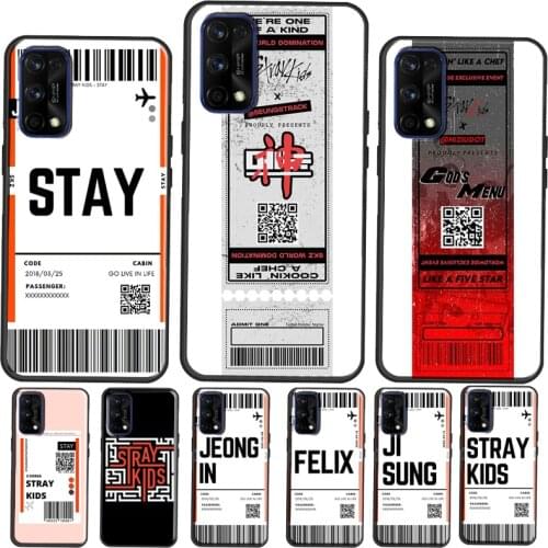 Stray Kids Tickets Phone Case For Realme 8 Pro 6 7 Q3 Pro C3 C21 GT Neo Cover For OnePlus 9 Pro 8 8T 9R Nord