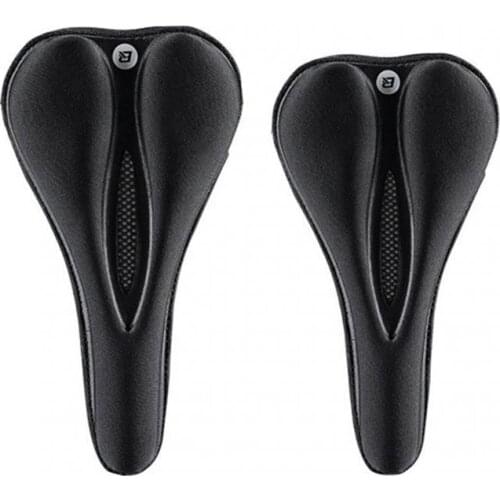 Bicycle Cushion Cover MTB Road Bike Seat Cover Soft Comfortable Breathable Memory Foam Silicone Bicycle Saddle Cover Equipment