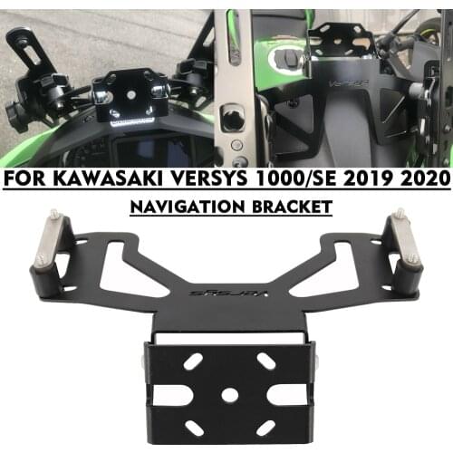 For kawasaki versys 1000 SE GPS moto accessories versys 1000 Mobile phone navigation bracket phone support plate 2019 2020