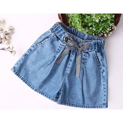 Girl Denim shorts 2020 summer clothing baby children kids shorts trousers Good quality comfortable clothes