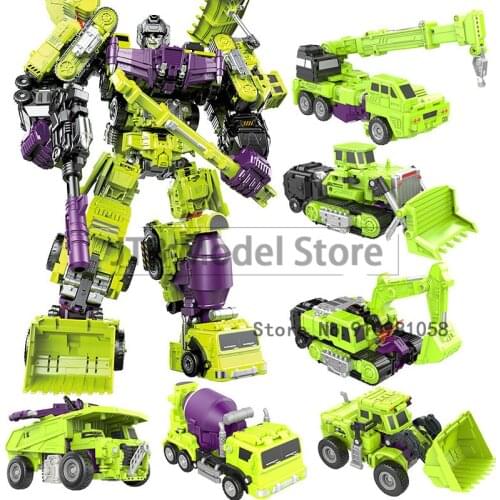 Jinjiang JJ Transformation Devastator Action Figure Movie 18-23CM Model Deformation Toys KO JINBAO 8008 NBK 3349 Car Robot Figma