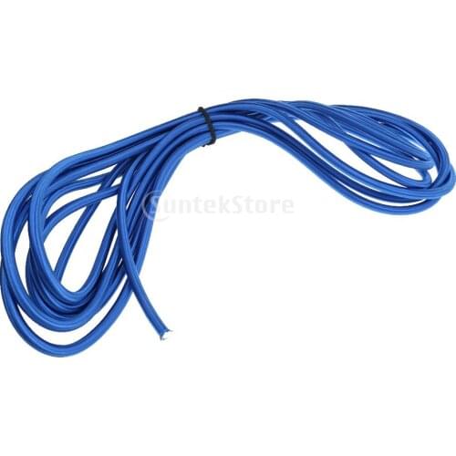 12mm x 10m Elastic Bungee Rope Shock Cord Tie Down for Kids Trampoline Blue