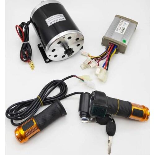 36V48V 800W UNITEMOTOR Brushed Motor MY1020 With Controller And LCD Throttle Electric Motorcycle ATV MX500 Upgraded Engine Kit