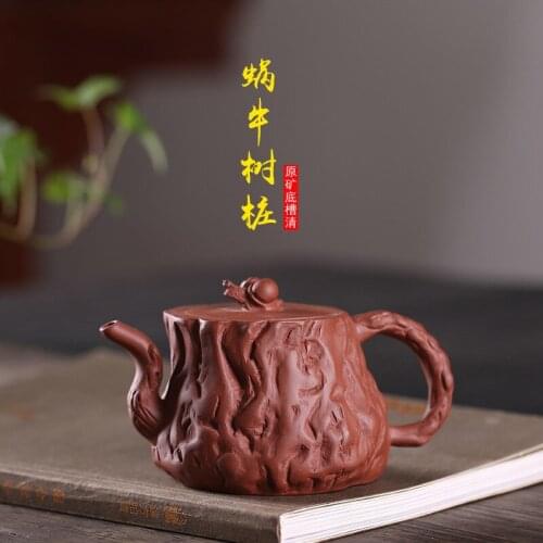 Wandering life ceramic tea-pot authentic hand undressed ore bottom groove qing snail stump pot Sue titiyeah a undertakes