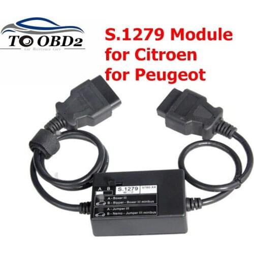 For Lexia3 PP2000 for Citroen for Peugeot New Cars S1279 Module Interface ( Nemo,Bipper,Boxer III,Jumper III) S.1279 Adapter