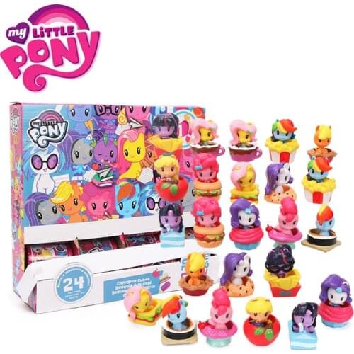 My Little Pony Toys Figure Set Cutie Mark Crew Mini Pony Doll Friendship is Magic Rainbow Dash Twilight Sparkle Model Dolls Gift