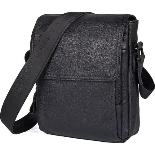 Fashion Man Real Leather Briefcase Cowhide Messenger Bags Genuine Leather Male Commercial Cross Body Bag Casual Men Shoulder Bag