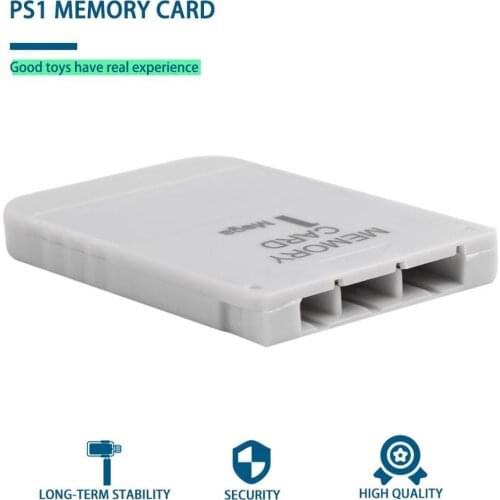 PS1 White Memory Card 1M 1MB For Playstation 1 One PS1 PSX Game Useful Practical Affordable Flash Card Memory Microsd Card