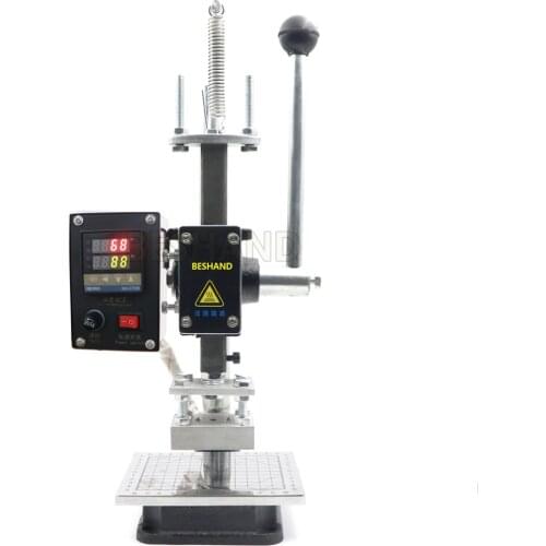 Manual Hot Foil Stamping Machine Small Hand Press Machine for Leather Heat Embossing and Paper Craft Printing