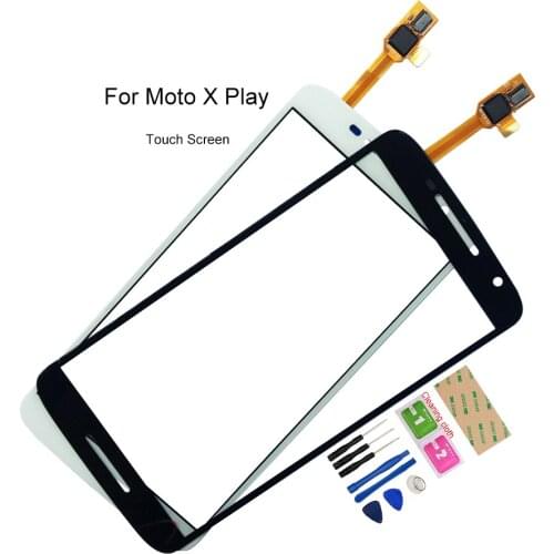 For Motorola Moto X Play Touch Screen Digitizer Front Glass Panel Sensor XT1561 XT1562 XT1563 Assembly Repair Parts