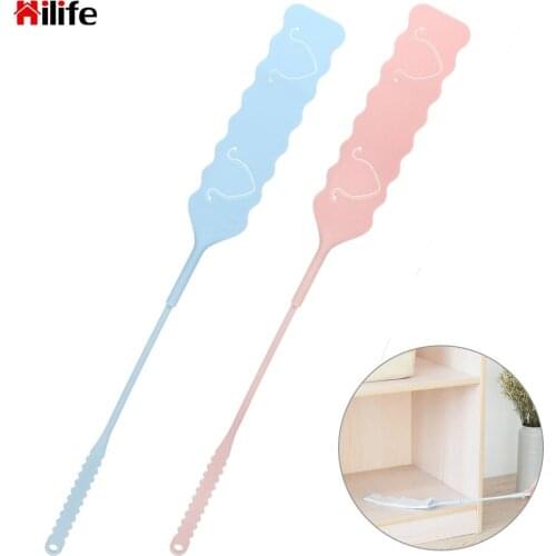Gap Brush For Sofa Bed Bottom Door Clips Non-woven Dust Cleaner Detachable Cleaning Duster PP Long Handle