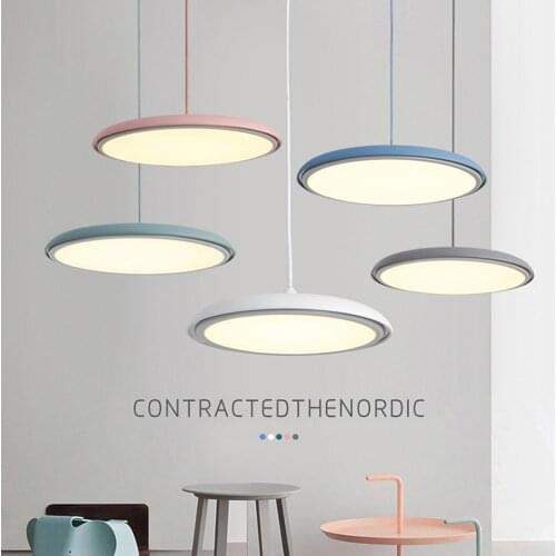 Nordic Post-Modern LED Pendant Lights Restaurant Living Room Bar Kitchen Handing Lamps Industrial Luminaria Indoor Lighting