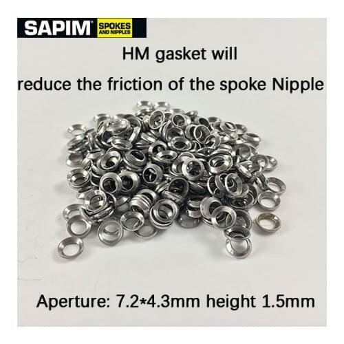 Sapim Nipple Internal Spherical Spoke Gasket Nipple, Washer Antisolta The Deflection Increase Strength Nozzle Group Wheel