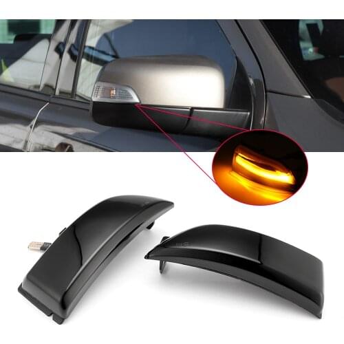 LED Dynamic Turn Signal Light Indicator For Ford Everest 2015-2019 Range Rover T6 Raptor Wildtrak Car LED Rearview Mirror Light