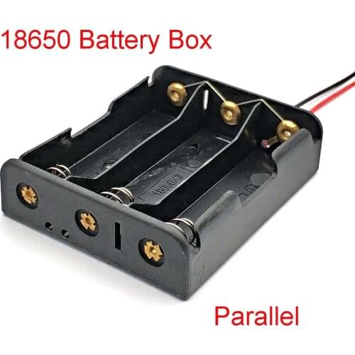18650 Power Bank Cases 3 18650 Battery Holder Storage Box Case 18650 Parallel Battery Box