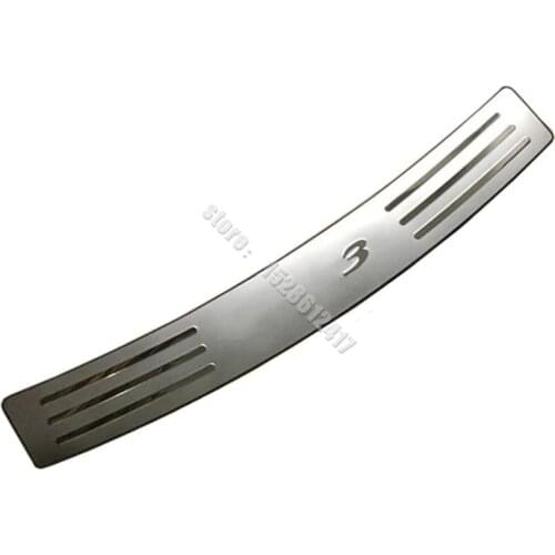 For Mazda3 Mazda 3 Sedan 2006-2012 stainless steel Rear Bumper Protector Sill Trunk Rear guard Tread Plate Trim Car Styling
