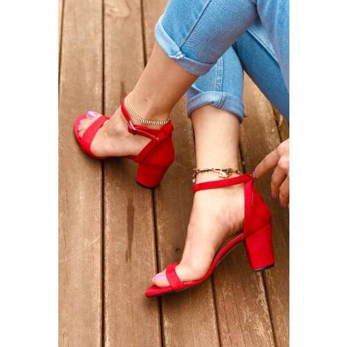 Womens High-Heeled Shoes Simple Model Red Shoes