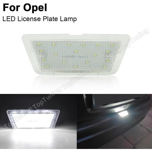 For Opel Astra G 1998 1999 2000 2001 2002 2003 2004 Hatch Saloon 12V LED License Plate Lamp Car Number Plate Light 1PC