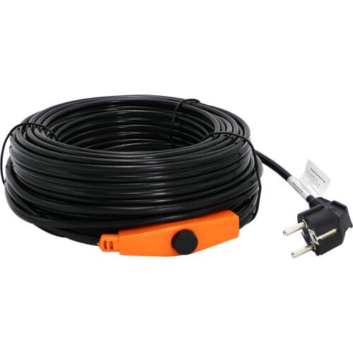 16w/m Anti-freeze pipe heating cable pipe frost protection 220v heating cable with mini inteligent controller