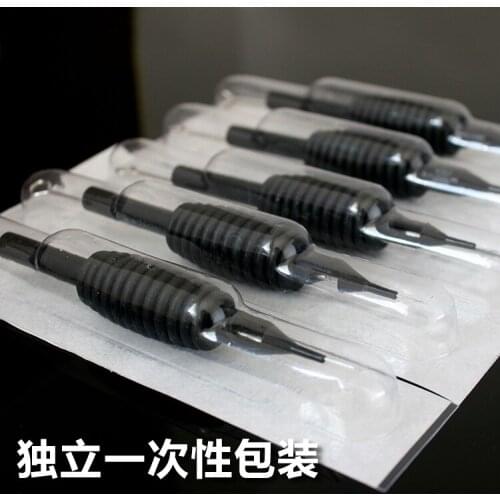 Wholesale 20PCS/LOT Tattoo Machine Body Artist Disposable Tattoo Grip Needles Black Silicone Gel 5M1-15M1 5RM-15RM Needles