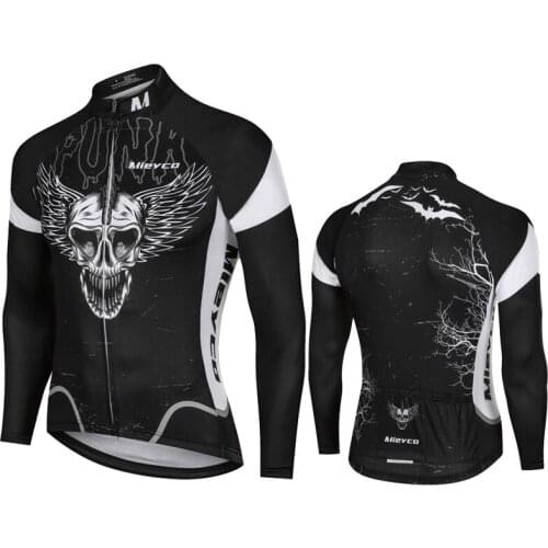 2021 Cycling Jersey Mens Tracksuit MTB Clothing Pro Team Mountain Road Bike For Bicycle Men Tops Skull Maillot Ciclismo Hombre