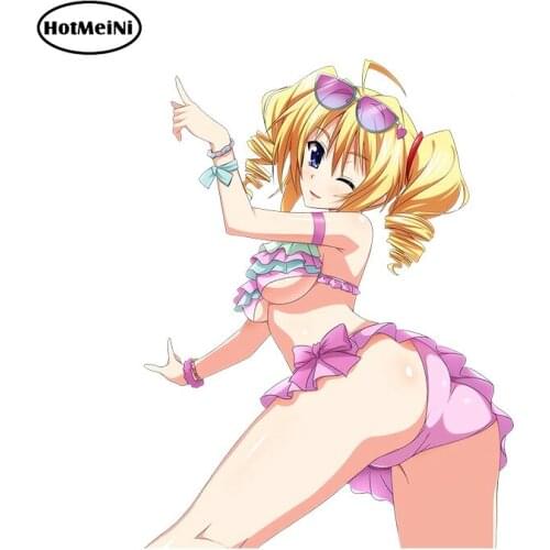 HotMeiNi 3D Sexy Car Stickers High School DxD Ravel Phenex Render Car Styling JDM Vinyl Lovely Mangirl Decal Car Accessories