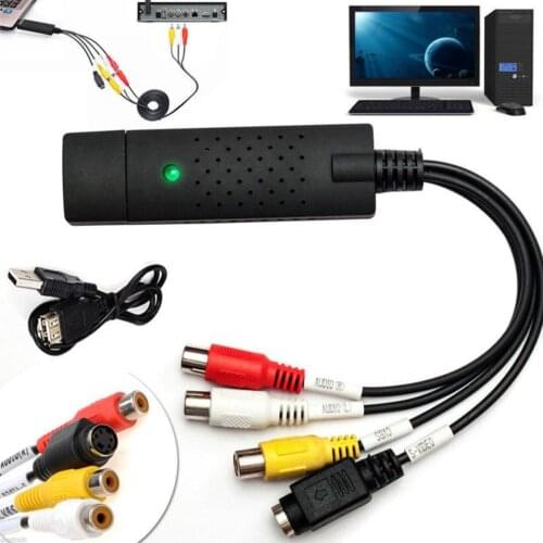 VHS to Digital File Converter Express USB 2.0 to Video Grabber Audio AV Computer
