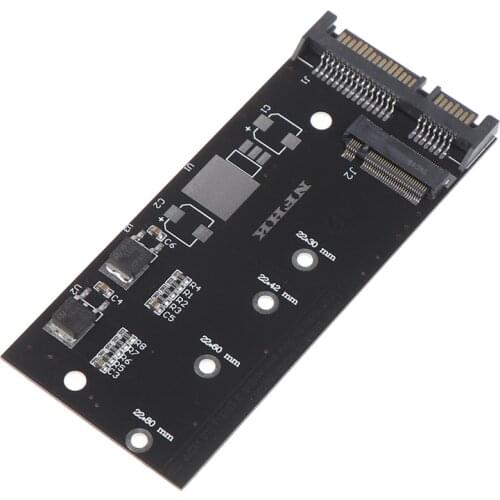 B+M key M.2 ngff ssd to m.2 sata 3 raiser m.2 to sata adapter expansion card