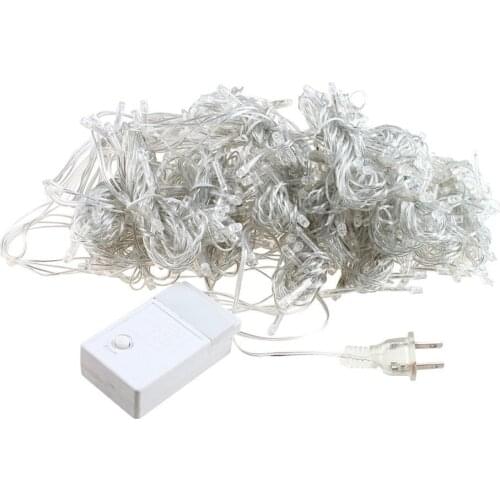 Free Fedex 10pcs/lot 3*3M Full color 300leds LED Christmas Light tree lights Curtain Beautiful LED Reticulation lighting