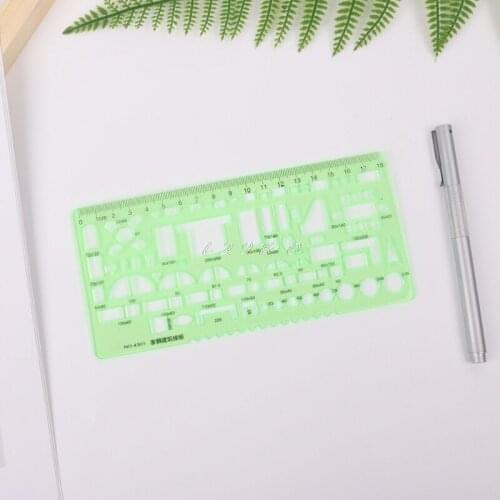 Furniture Construction Black Scale Drafting Drawing Stationery Template Ruler School Accessories