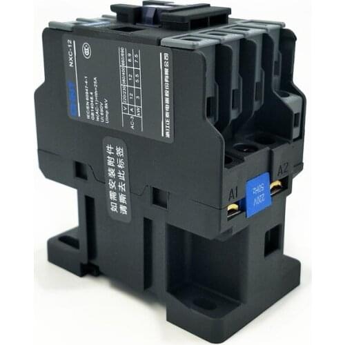 CHINT AC Contactor NXC-12 12A Coil Voltage AC220V 110V 380V 24V 36V 48V 1NO 1NC CJX2-12