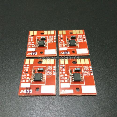 CMYK / Set 4 colors Mimaki Permanent chip BS3 ES3 SS21 SB53 For Mimaki JV3 JV33 JV5 JV4 CJV30 TX2 Printer stable chip